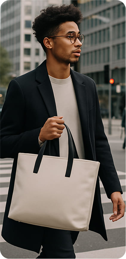 Man with a bag
